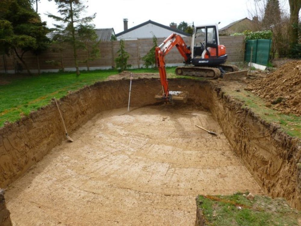 Construction de piscine par Maçonnerie Brest Rénov.