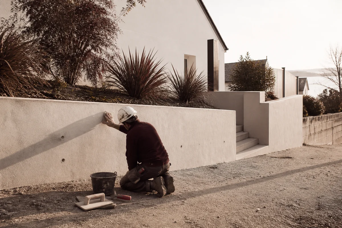 Murs de soutènement à Brest — prestation